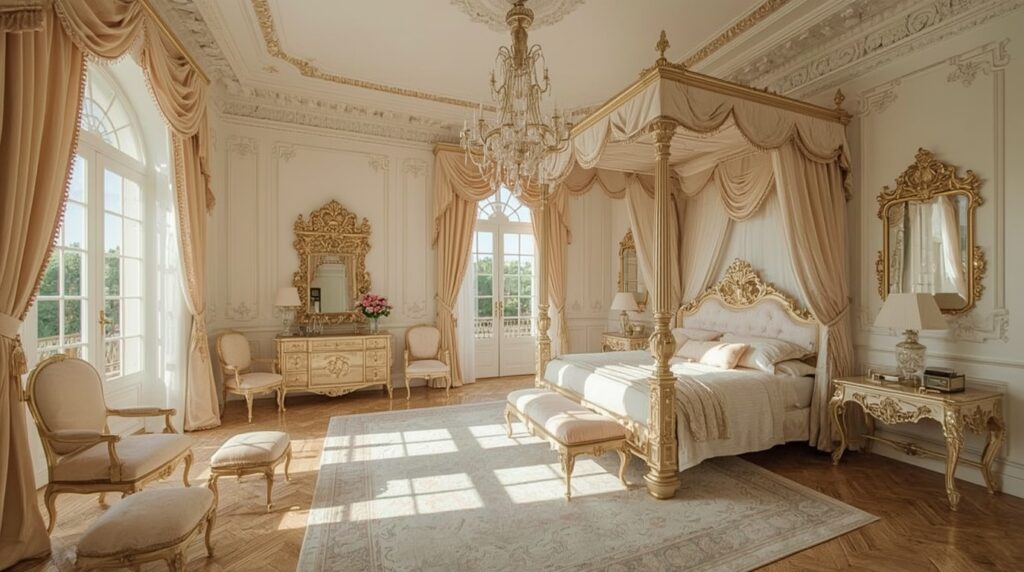lucid realism long exposure time photography of Ultra realistic bright Pinterest style French 0 1 1 - Grand Boudoir Whispers of Power and Velvet: Inside the Symbolic Interiors of the French Aristocracy