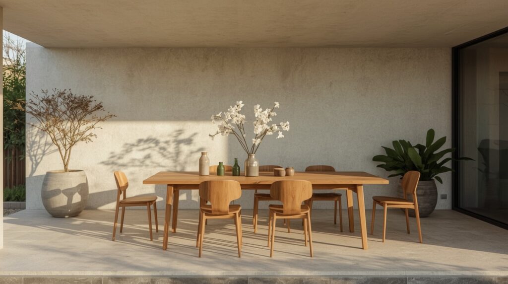 lucid realism long exposure time photography of Ultra realistic bright Pinterest style Japandi 0 2 - Grand Boudoir Discover Japandi outdoor furniture ideas that blend zen calm with modern style, turning your patio into a serene, clutter‑free retreat.