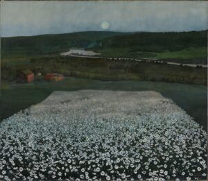 Harald Sohlberg Flower Meadow in the North NG.M.00692 National Museum of Art Architecture and Design - Grand Boudoir Harald Sohlberg