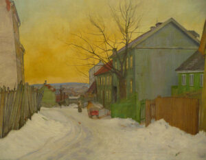Harald Sohlberg From Sagene Oslo - Grand Boudoir Harald Sohlberg