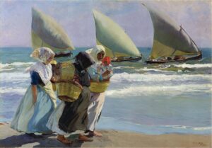 Joaquin Sorolla Las tres velas - Grand Boudoir Joaquin Sorolla