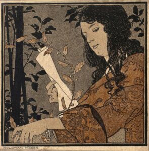 Koloman Moser Lesende - Grand Boudoir Koloman Moser (1868–1918) stands as one of the defining figures of early twentieth-century Austrian art and design.