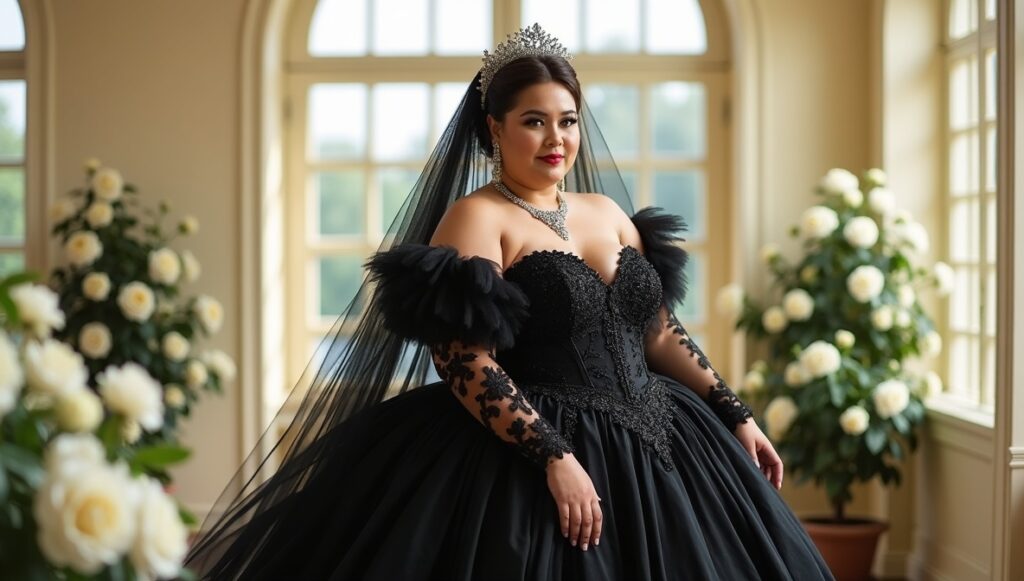 flux dev professional photo of Ultra realistic full length haute couture bridal portrait 0 - Grand Boudoir Gothic Wedding Outfits: 17 Hauntingly Beautiful Looks to Copy