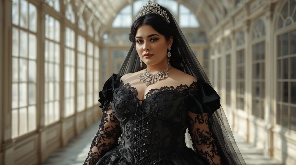 lucid origin a cinematic photo of Ultra realistic high fashion bridal editorial beautiful sli 0 - Grand Boudoir Gothic Wedding Attire Ideas You’ll Secretly Wish You Chose Instead