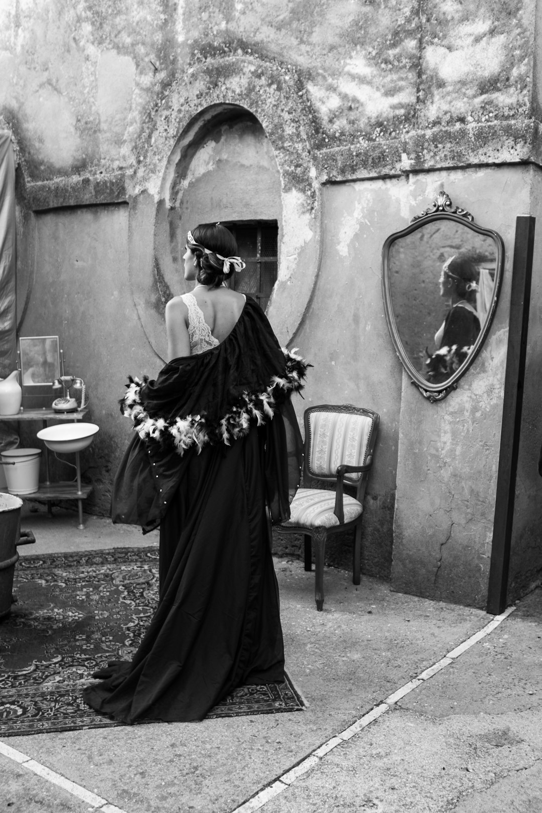 photo 1551901660 3f4a05b7c65d - Grand Boudoir Why Brides Are Falling in Love With Black and White Lace Wedding Dresses
