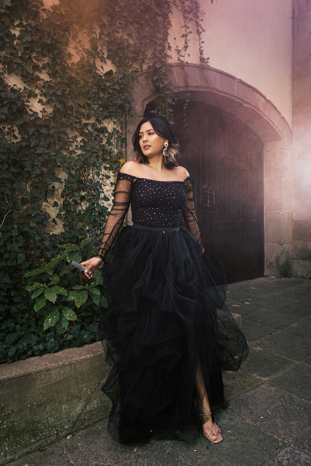 photo 1643934362440 5dc2c80ccd2b - Grand Boudoir Why More Brides Are Ditching White for a Dramatic Black Lace Wedding Dress