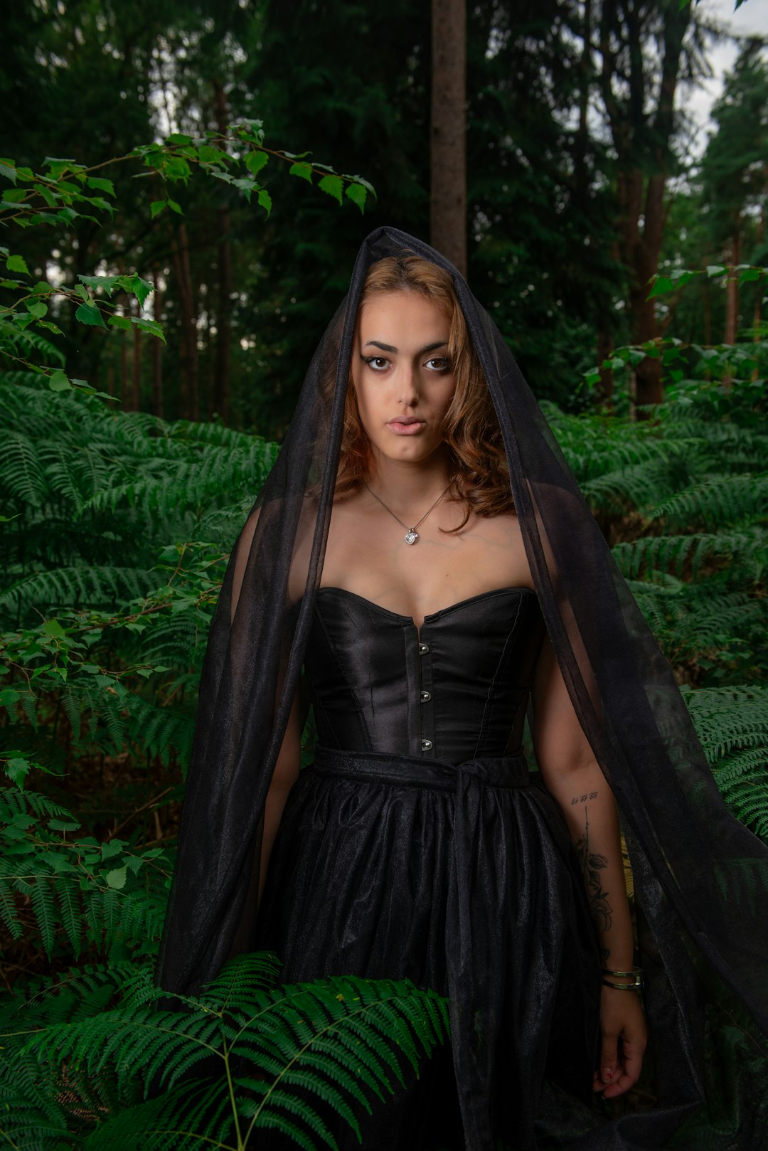 photo 1690623240596 79ba93da276b - Grand Boudoir Goth Wedding Dress Ideas That Turn Dark Fantasy Into Breathtaking Reality