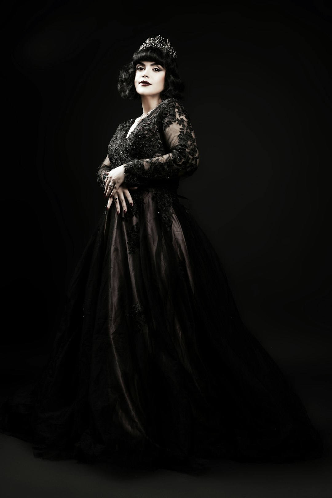 photo 1720509949790 5d86804abf16 - Grand Boudoir Gothic Wedding Dresses Are the Darkly Romantic Trend Brides Crave