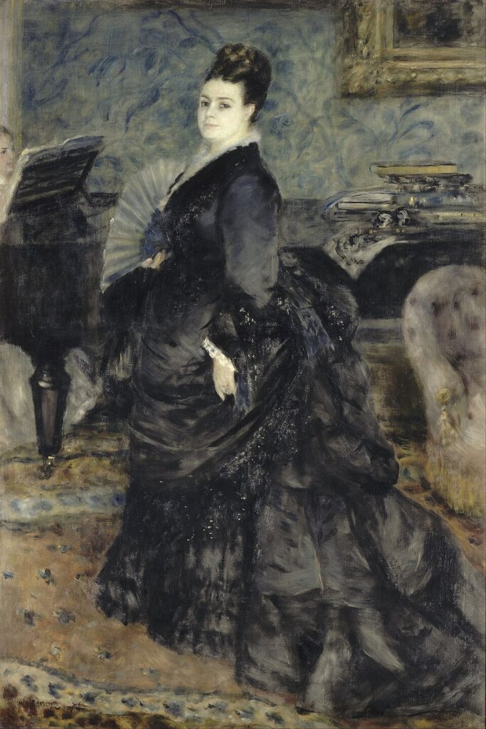 Auguste Renoir Portrait of a Woman called of Mme Georges Hartmann Google Art Project - Grand Boudoir Delicate carvings, secret messages, and vanished elegance—discover how antique hand fans reveal the hidden stories of centuries past.