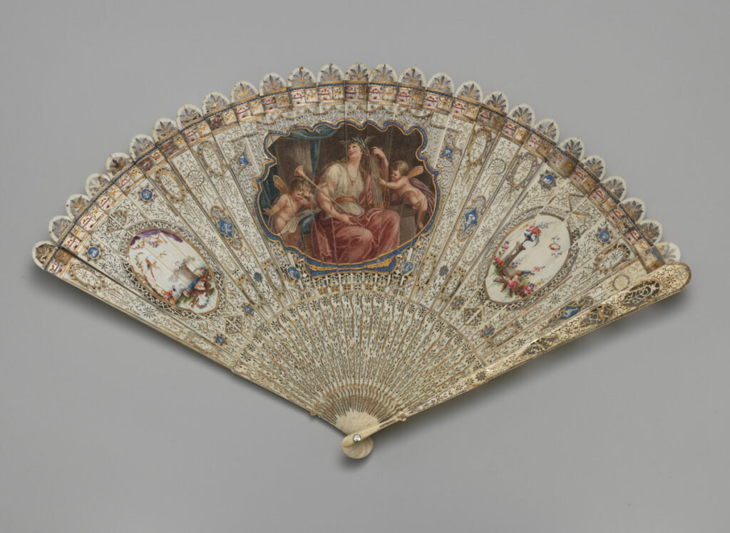 DP 12912 0421 - Grand Boudoir Victorian Hand Fans: The Secret Language Hidden in Elegant Accessories
