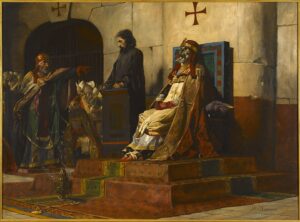 Jean Paul Laurens Le jugement du pape Formose PDUT1462 Musee des Beaux Arts de la ville de Paris - Grand Boudoir Jean-Paul Laurens (1838–1921) occupies a central place in the history of late 19th- and early 20th-century French academic painting.