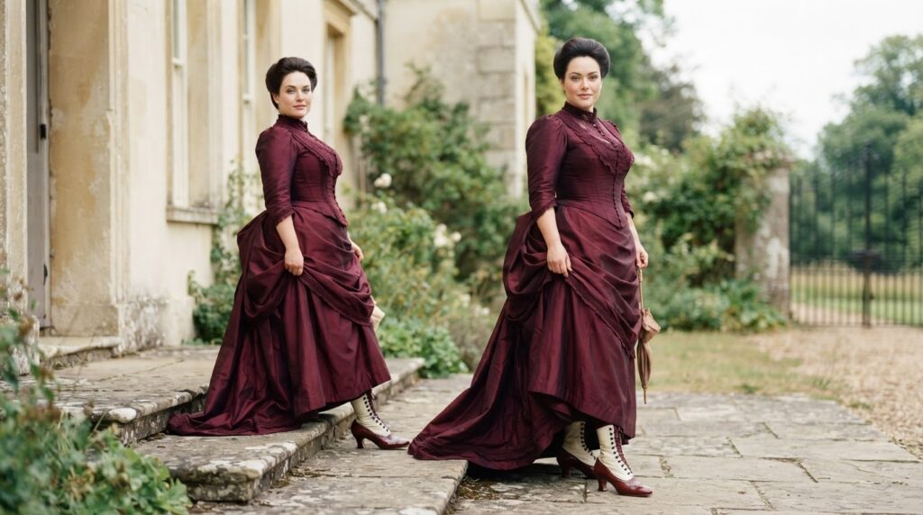 nano banana 2 lite A cinematic portrait photograph of Ultra realistic full body portrait of a grace 0 1 - Grand Boudoir Discover the secret stories laced into every stitch of Victorian boots—status, scandal, and style hidden beneath sweeping skirts.