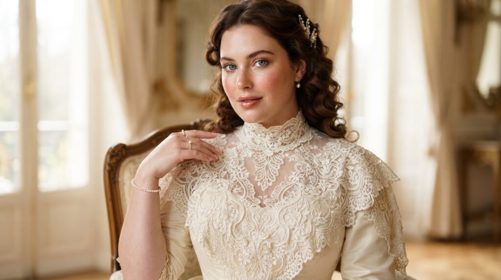 nano banana 2 lite A cinematic portrait photograph of Ultra realistic luxury fashion editorial port 0 - Grand Boudoir Victorian Lace Secrets: What Antique Stitch Patterns Reveal About Love