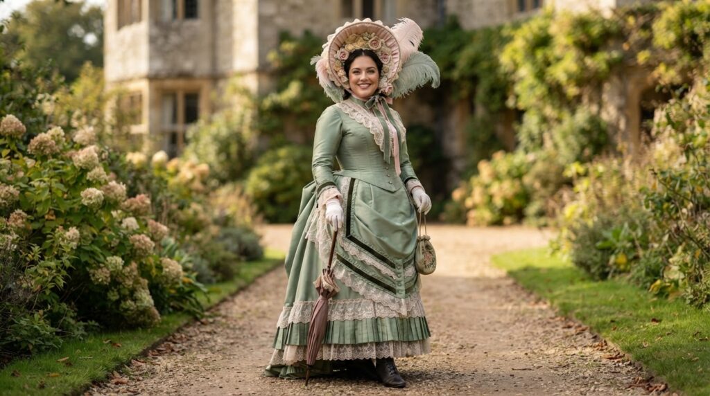 nano banana 2 lite Ultra realistic full length haute couture fashion portrait of a stunning fat plu 0 - Grand Boudoir Why Victorian Bonnets Are Secretly the Most Daring Fashion Trend