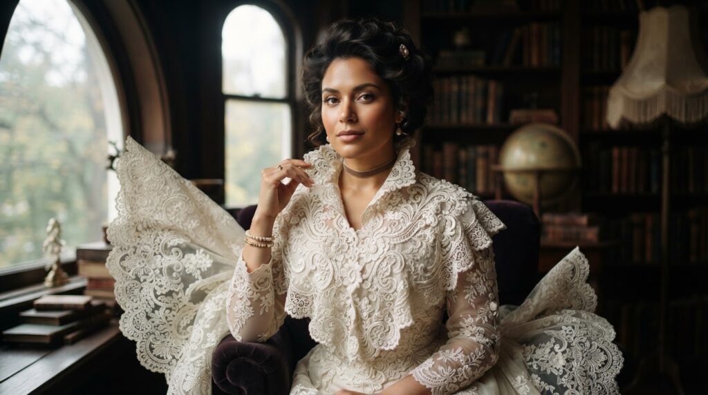 nano banana 2 lite exquisite high fashion photography of Ultra realistic luxury fashion editorial p 0 - Grand Boudoir Victorian Lace Secrets: What Antique Stitch Patterns Reveal About Love
