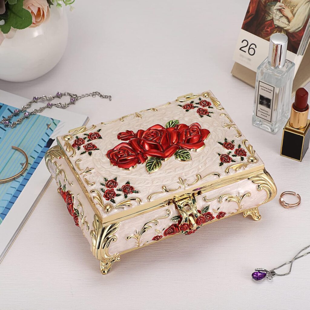81Zv6yYje0L. AC SL1500 - Grand Boudoir Victorian Jewelry Box: Hidden Stories Behind Antique Treasures