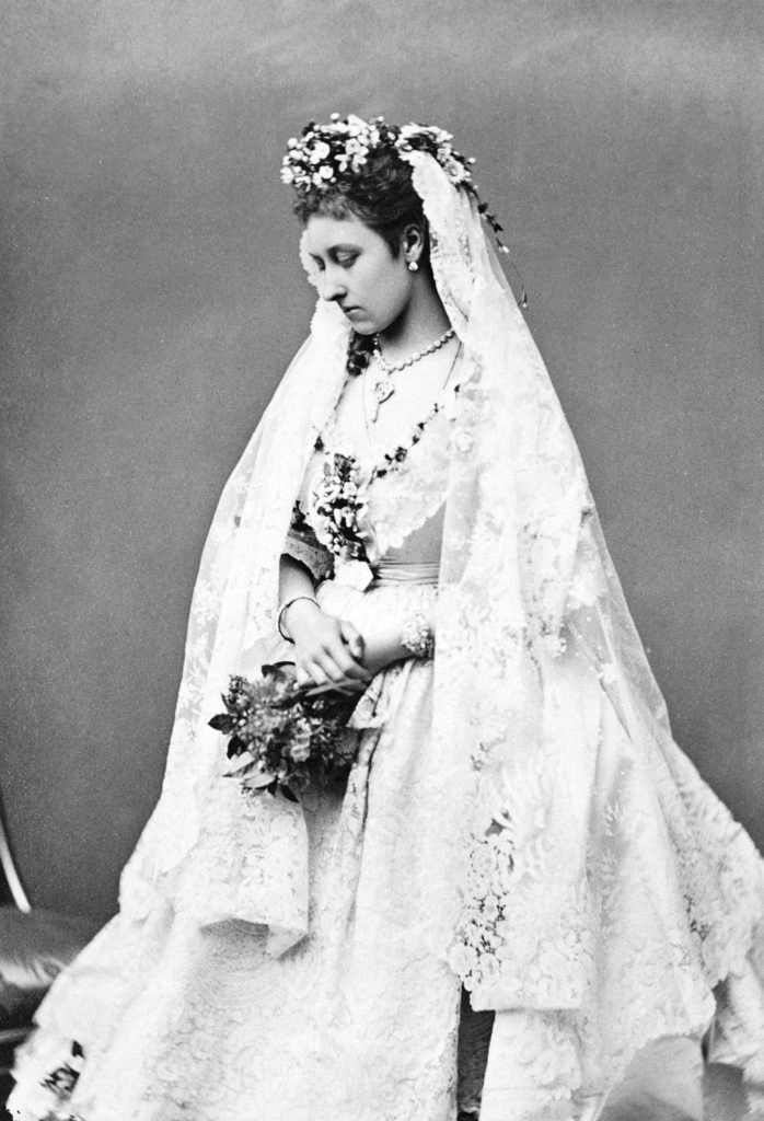 Princess Louise in her wedding dress - Grand Boudoir Princess Louise Caroline Alberta, Duchess of Argyll