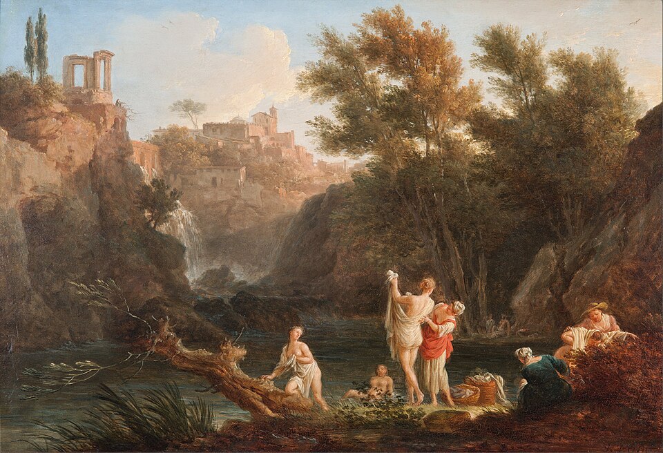 Claude Joseph Vernet The four times of day Evening Google Art Project - Grand Boudoir Claude-Joseph Vernet - The four times of day- Evening