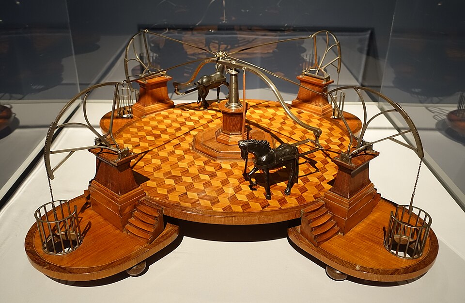 Model for operating four hydraulic pumps Italy Florence 1750 1775 beech walnut mahogany metal Metropolitan Museum of Art New York City DSC07114 - Grand Boudoir The Met Breaks Ground on Its $550 Million New Art Wing