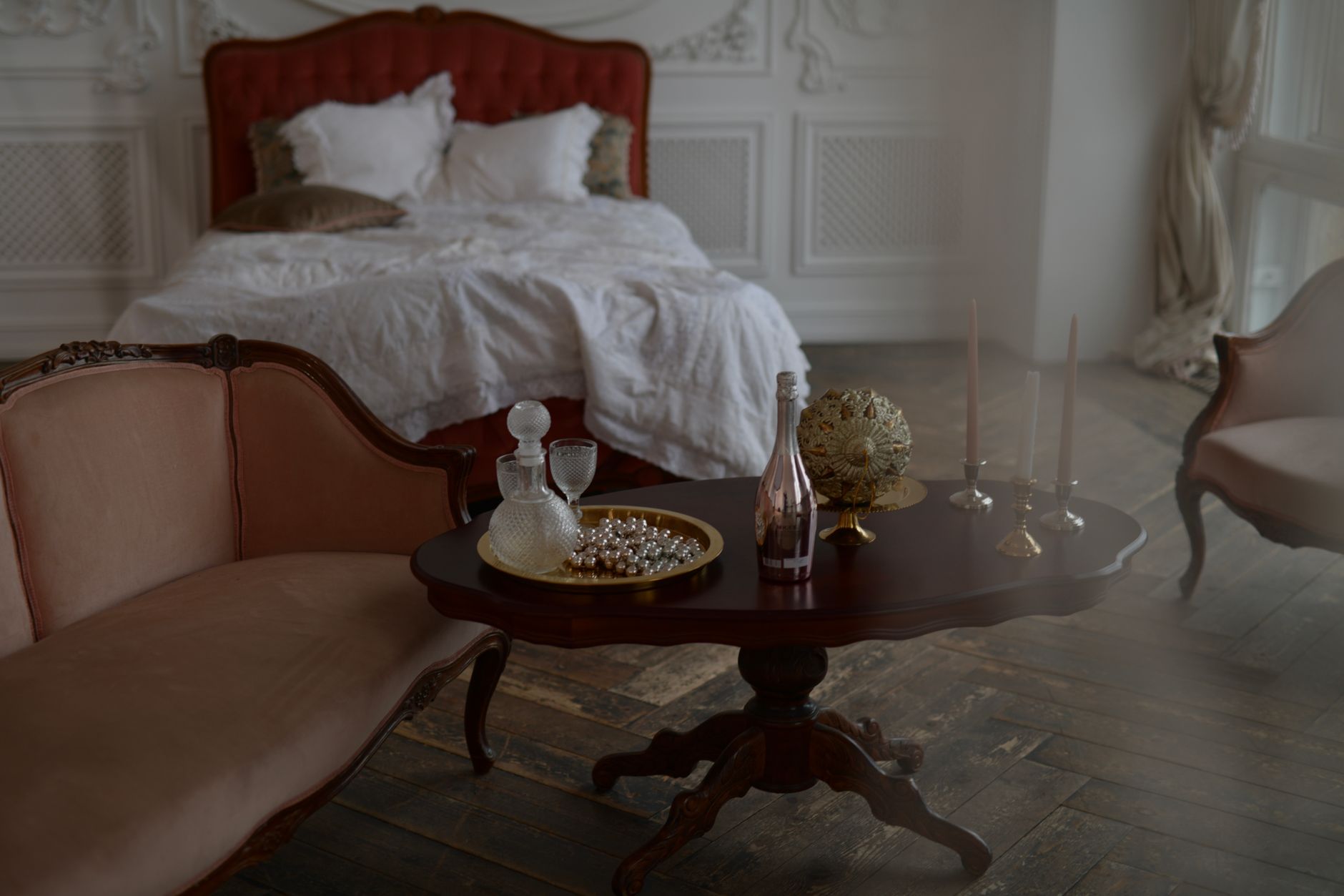 pexels photo 34506212 - Grand Boudoir French Provincial Furniture Bedroom as Quiet Luxury Art